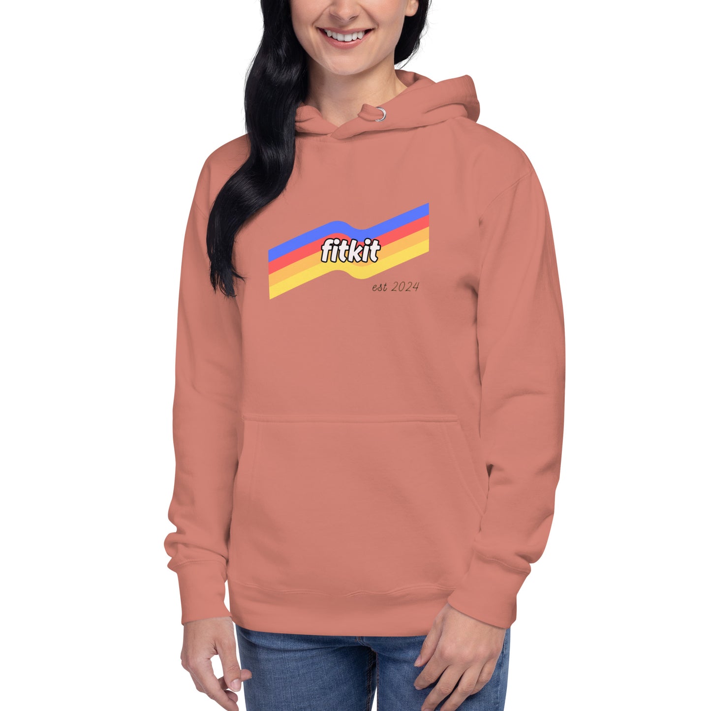 Fitkit Retro Unisex Hoodie