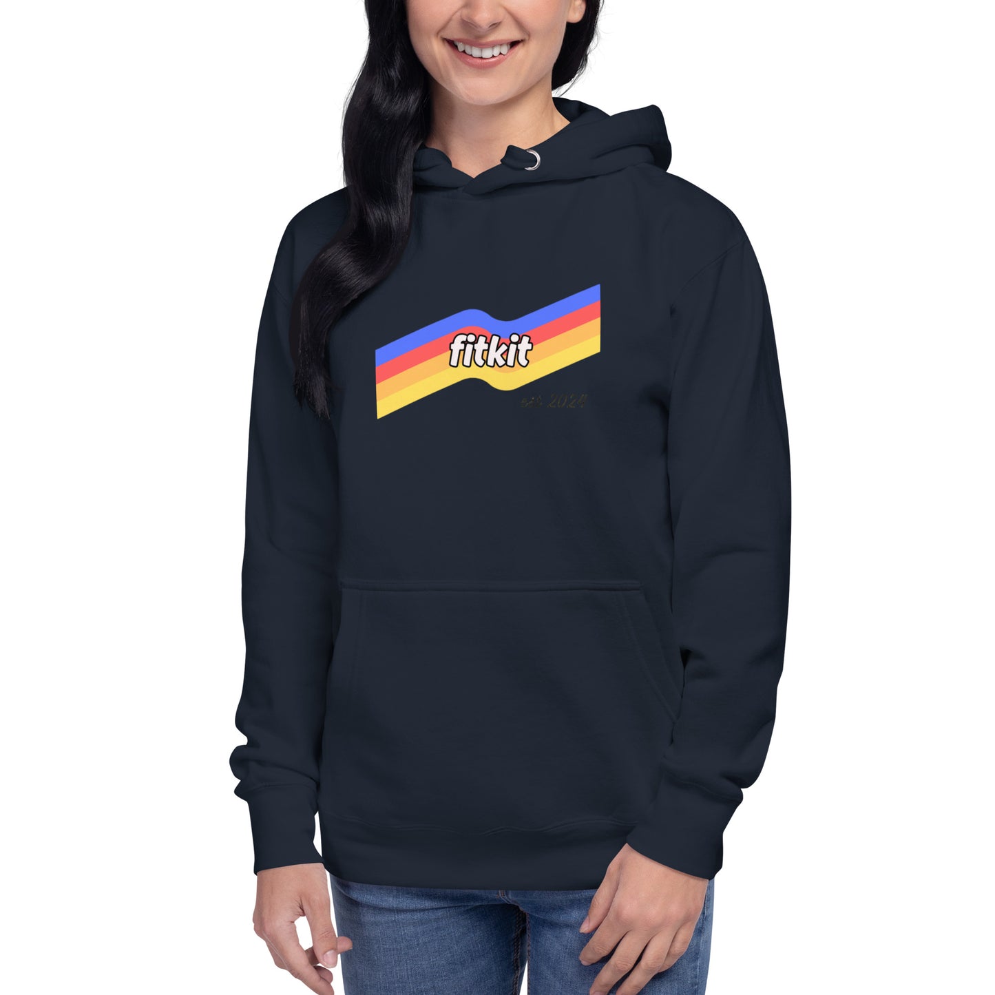 Fitkit Retro Unisex Hoodie